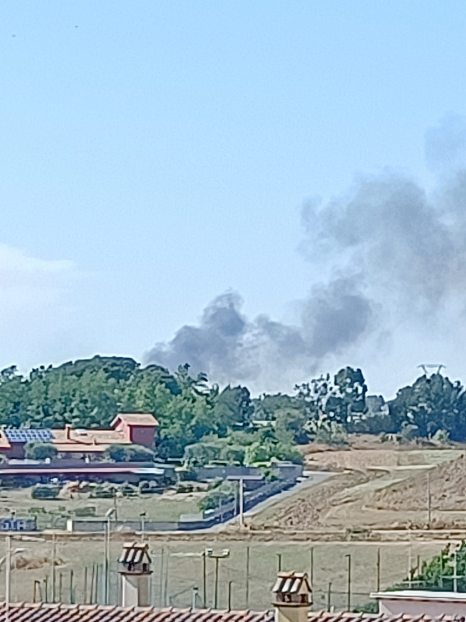 incendio Pomezia-Torvaianica