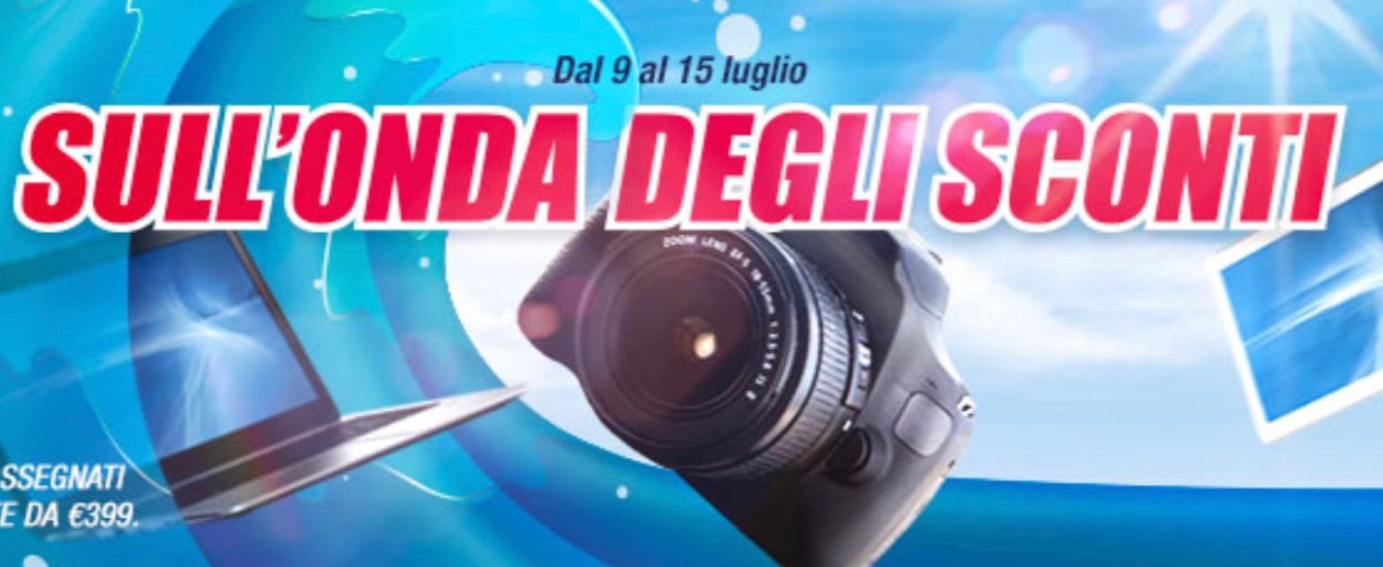 Copertina volantino online Trony sull'onda degli sconti luglio 2022