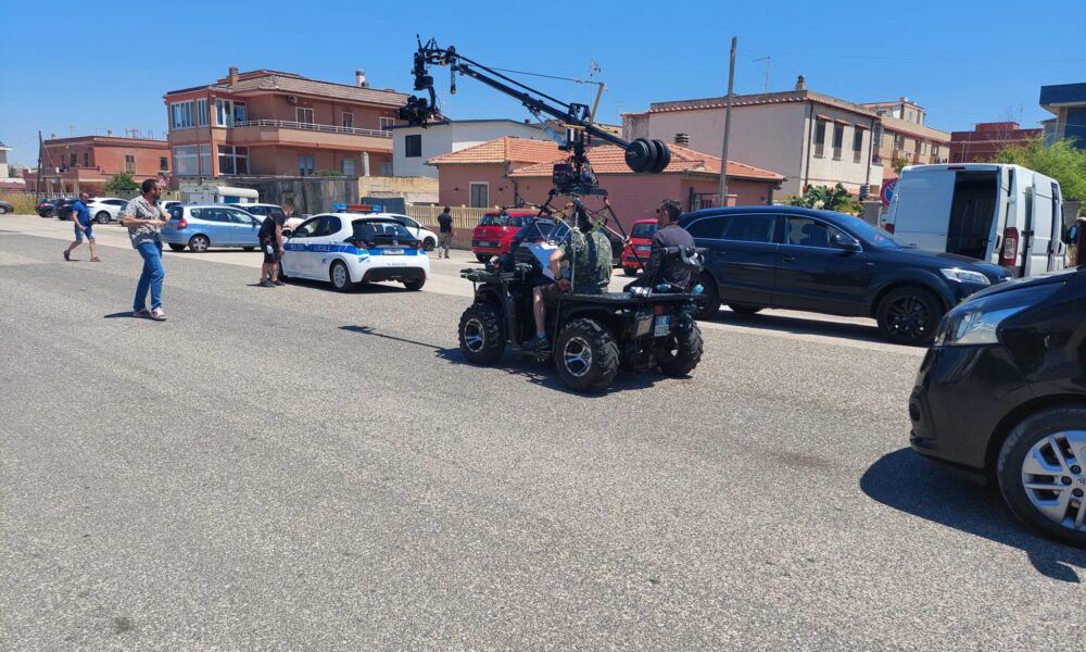 Il set a Fiumicino