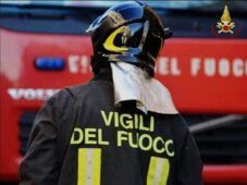 Incendio auto a Fiano Romano, intervento dei Vigili del Fuoco