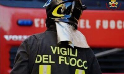 Incendio auto a Fiano Romano, intervento dei Vigili del Fuoco