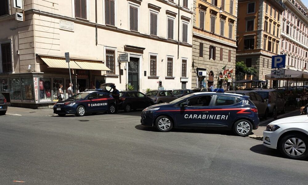 Carabinieri intervenuti a San Lorenzo per arrestare il cittadino somalo