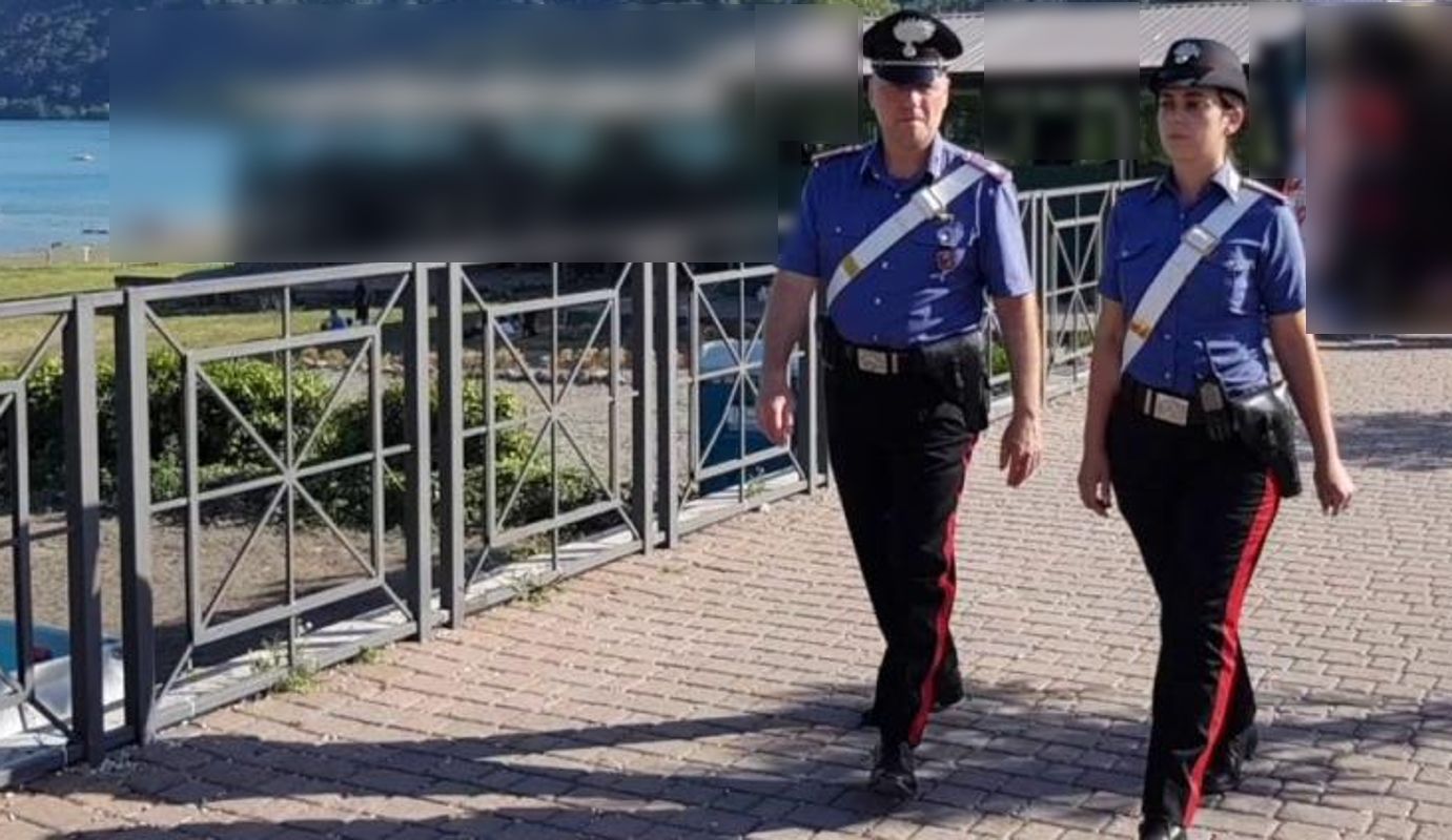 Carabinieri impegnati nei controlli al Lago di Castel Gandolfo sospesa attività risto pub