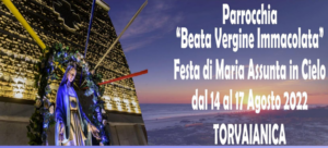 Locandina Festa Maria Assunta Torvaianica 2022