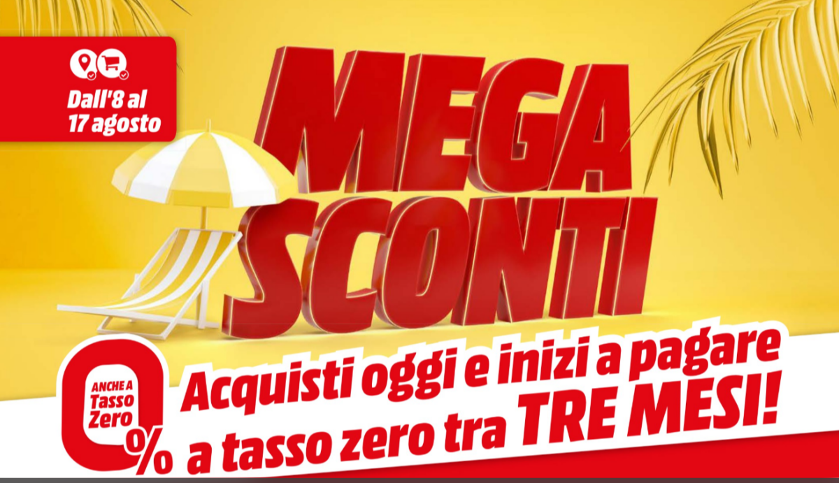 Mediaworld volantino Mega Sconti