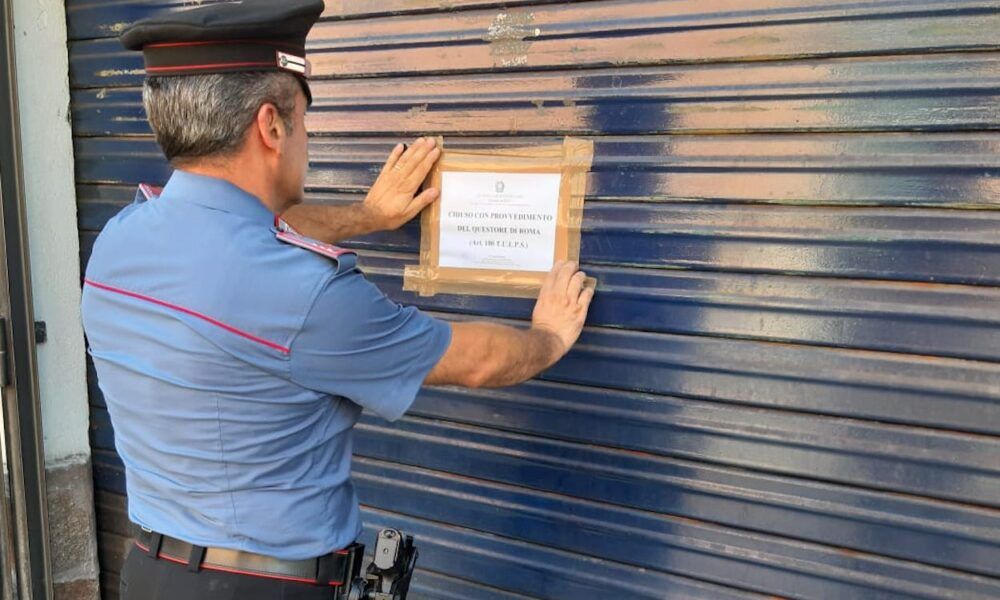 chiuso bar a Riano