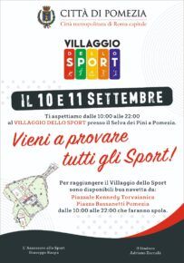 Pomezia, al via alla prima edizione del Villaggio dello sport: ecco quando Pomezia, al via alla prima edizione del Villaggio dello sport: ecco quando