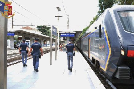 Polizia ferroviaria treni