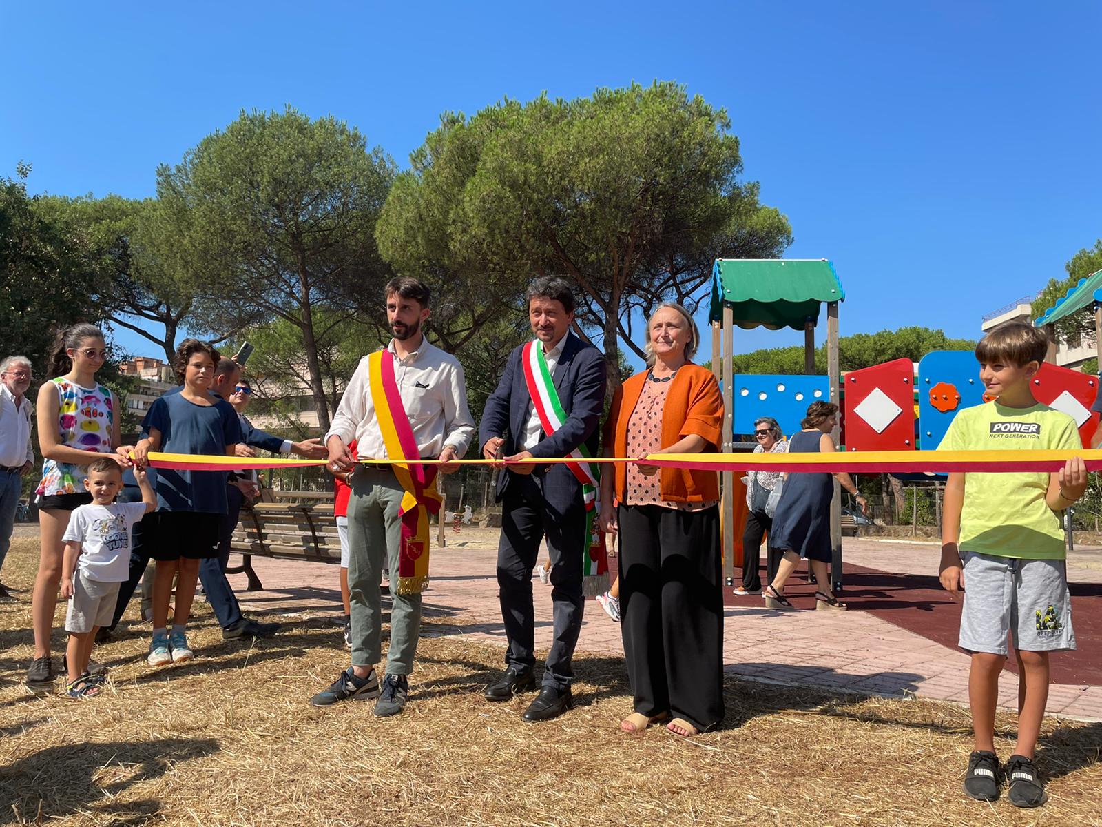 Inaugurazione parco Tor Marancia Roma
