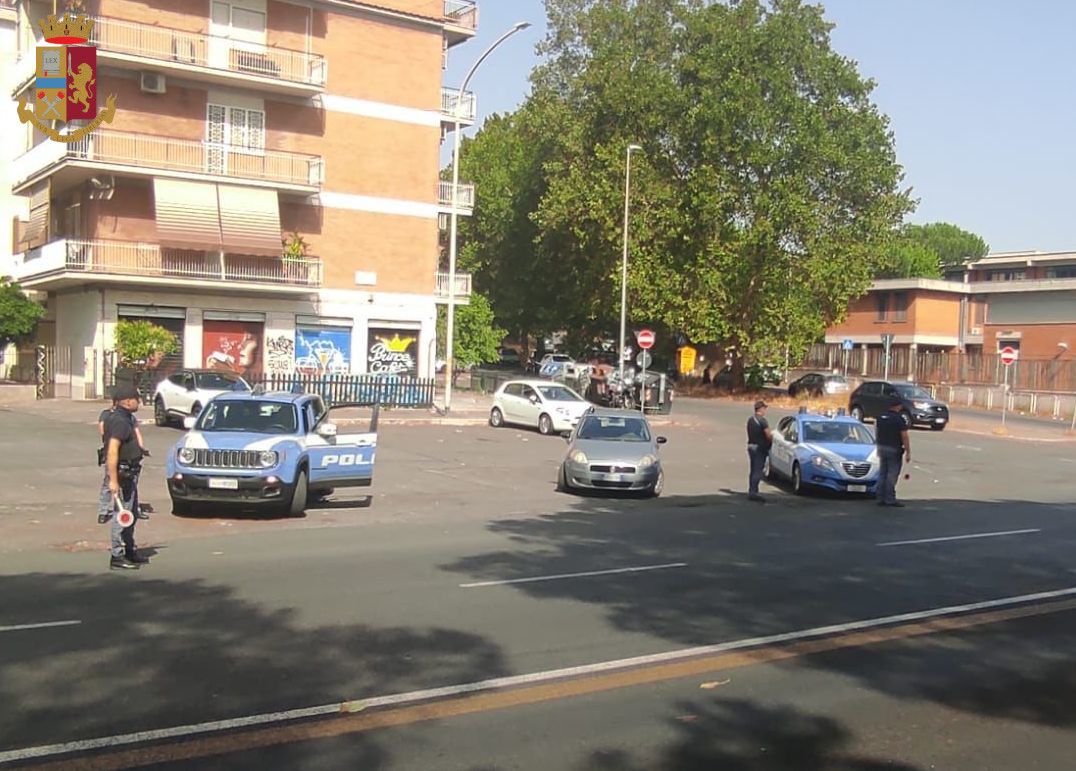 Controlli Polizia a Roma