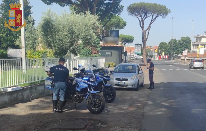 Controlli Polizia a Roma