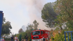 Vigne nuove, incendio