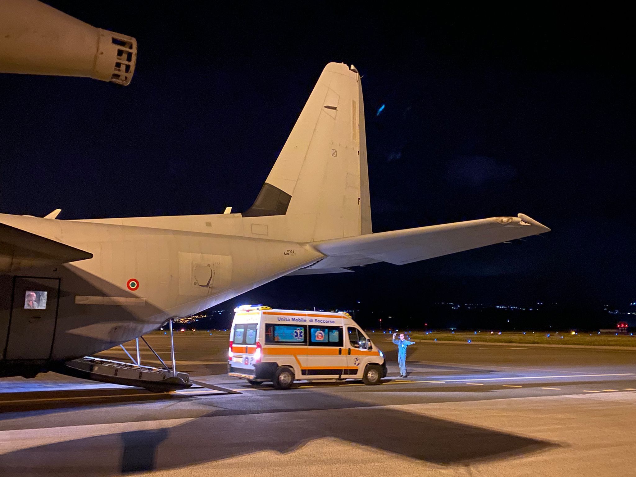 Volo salvavita dalla Calabria a Ciampino