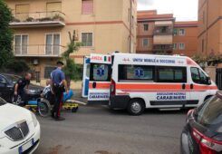 anziano soccorso a Ostia