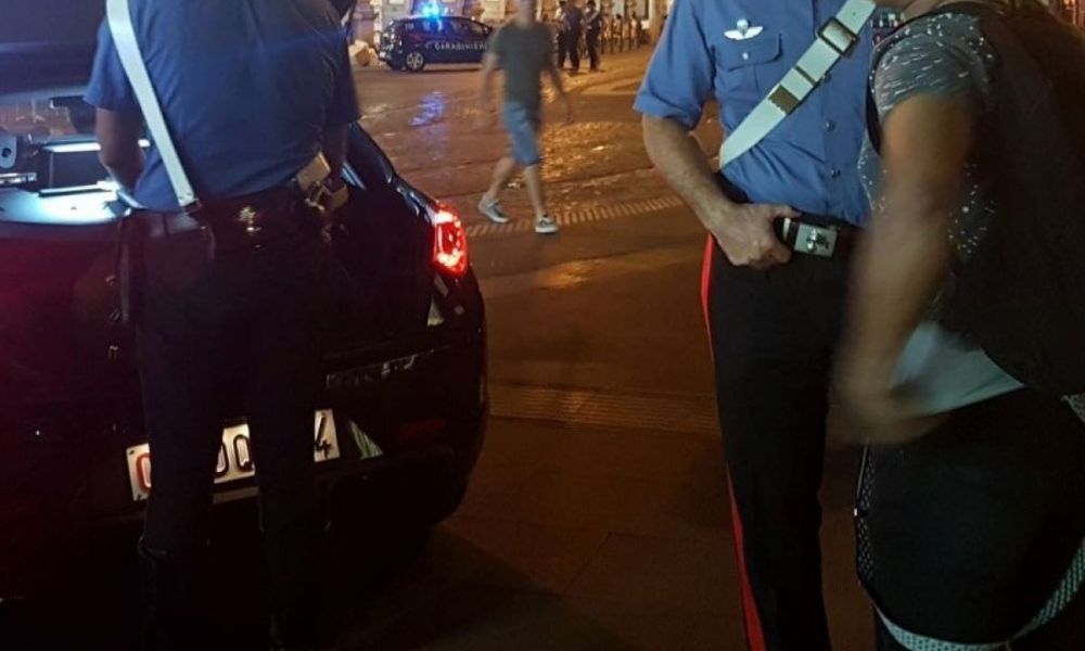 Carabinieri intervenuti a Roma a porta pia la notte del 31 ottobre