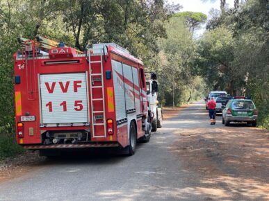 Incendio Castel Fusano