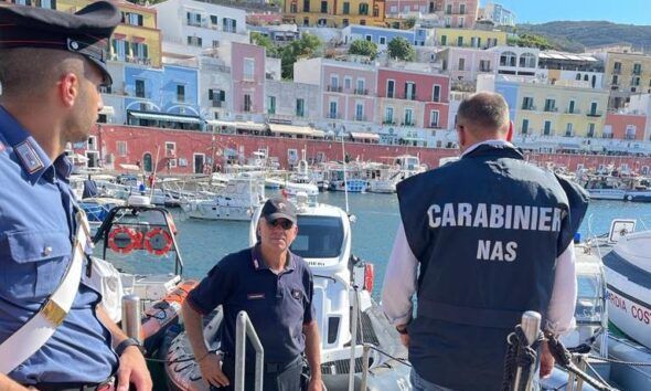 nas sequestro ponza ventotene