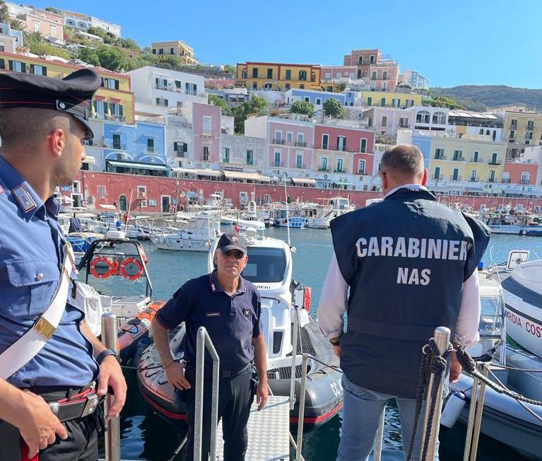 nas sequestro ponza ventotene