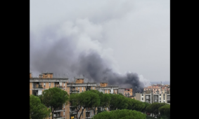 Incendio Torre Maura