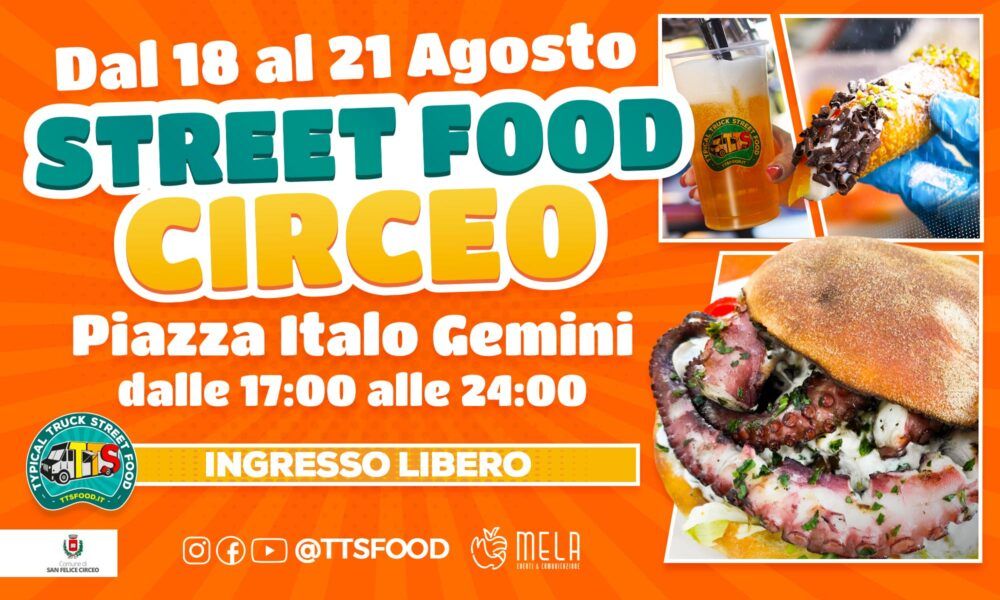 Circeo TTS Street food from August 18 to 21