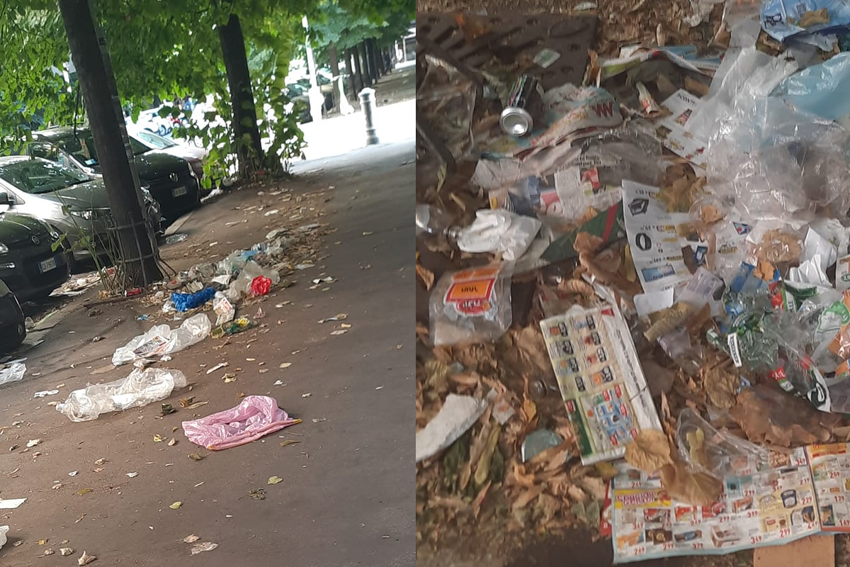 Strada sporca al Pigneto