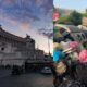 Bellezza di Roma e rifiuti per il concorso fotografico