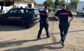 carabinieri insediamento abusivo