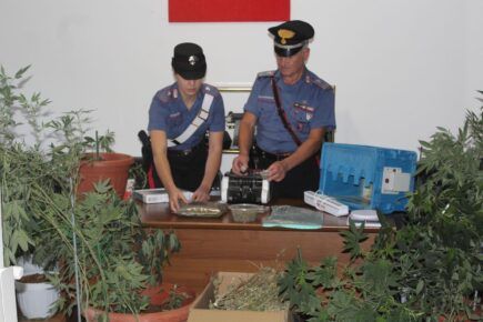 Marijuana trovata in casa a Prima Porta