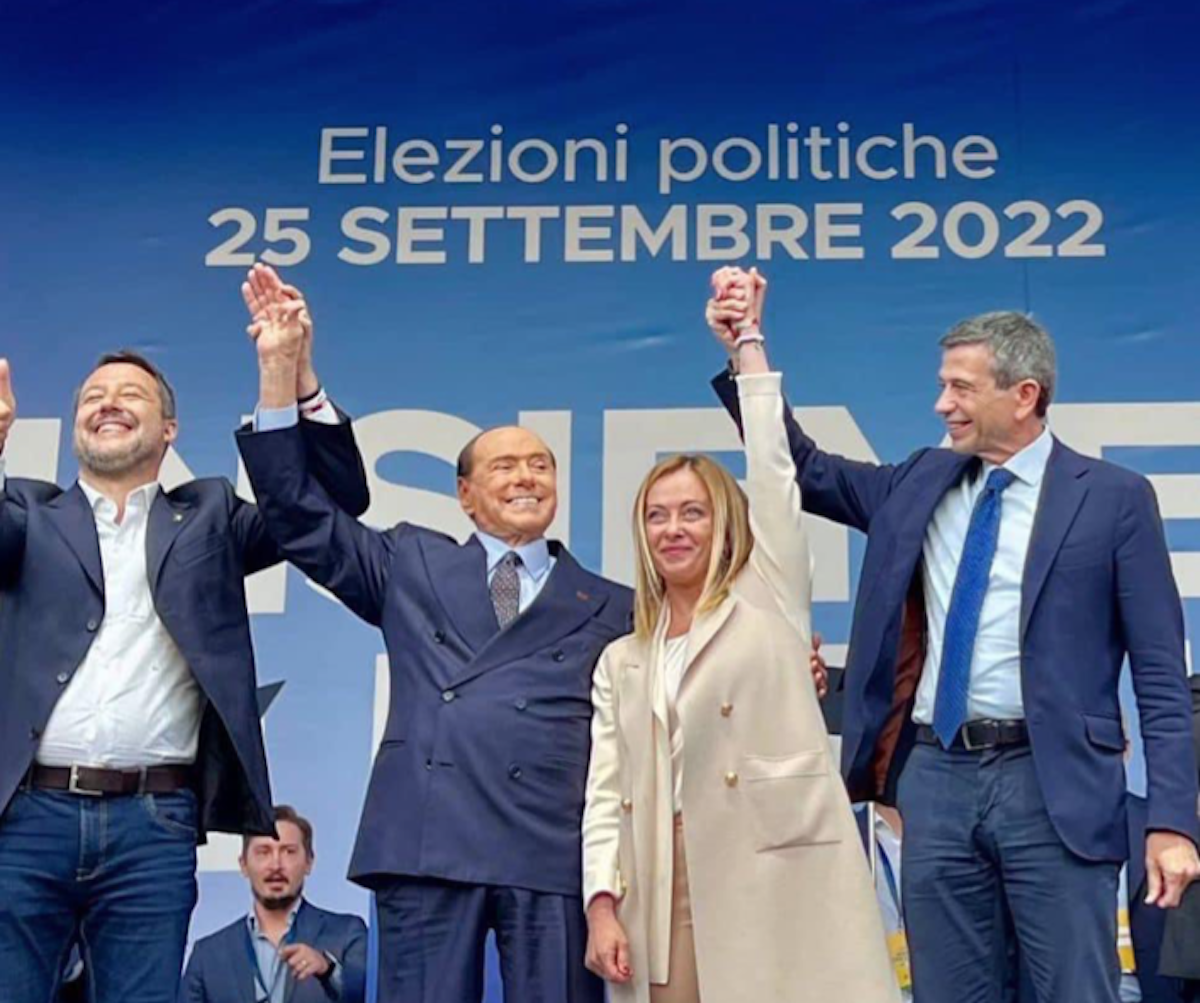 Giorgia Meloni berlusconi salvini