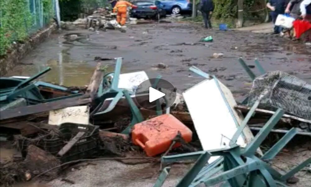 maltempo formia oggi fiume invade le strade