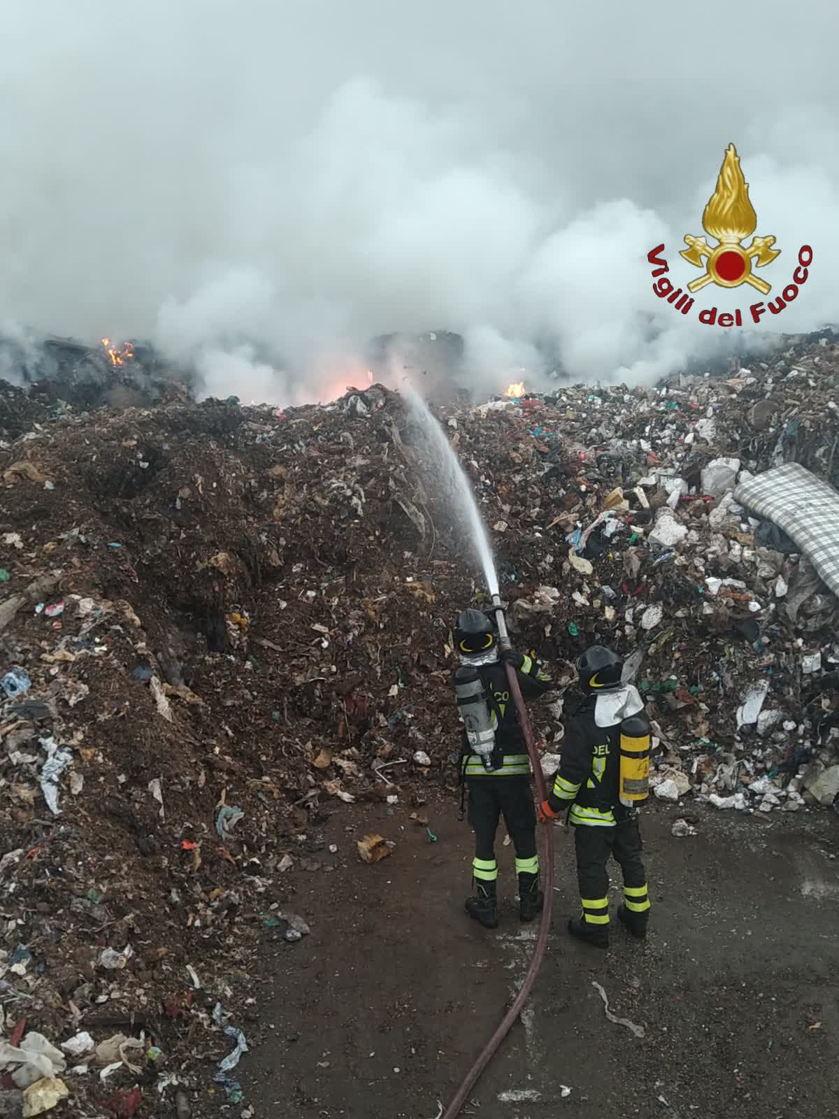 Incendio a Ciampino