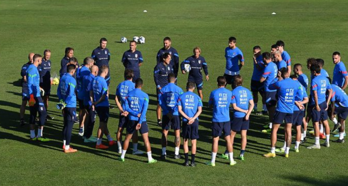 Calcio nazionale - Macedonia del Nord-Italia (Ciro Immobile)