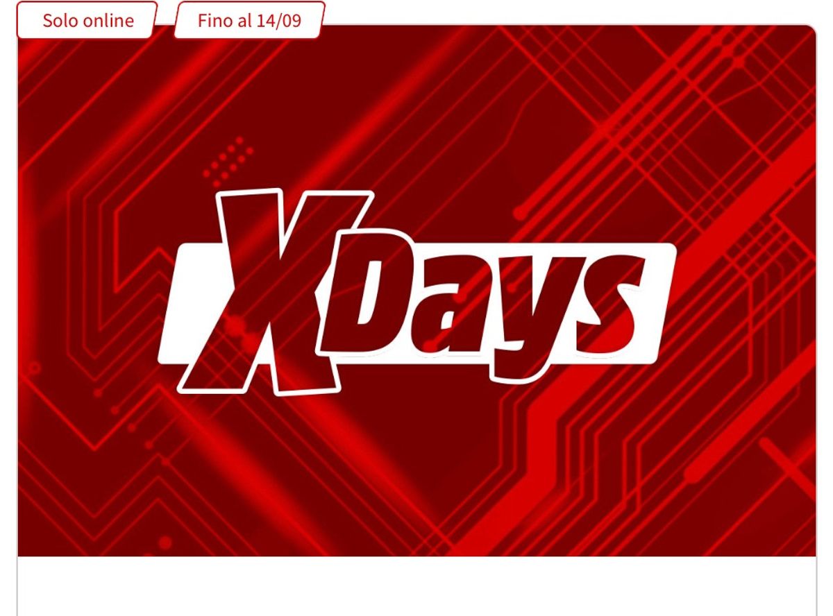 Mediaworld copertina per il ritorno degli XDays