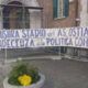 Striscione contro la chiusura dell'impianto dell'Ostia Mare a Ostia