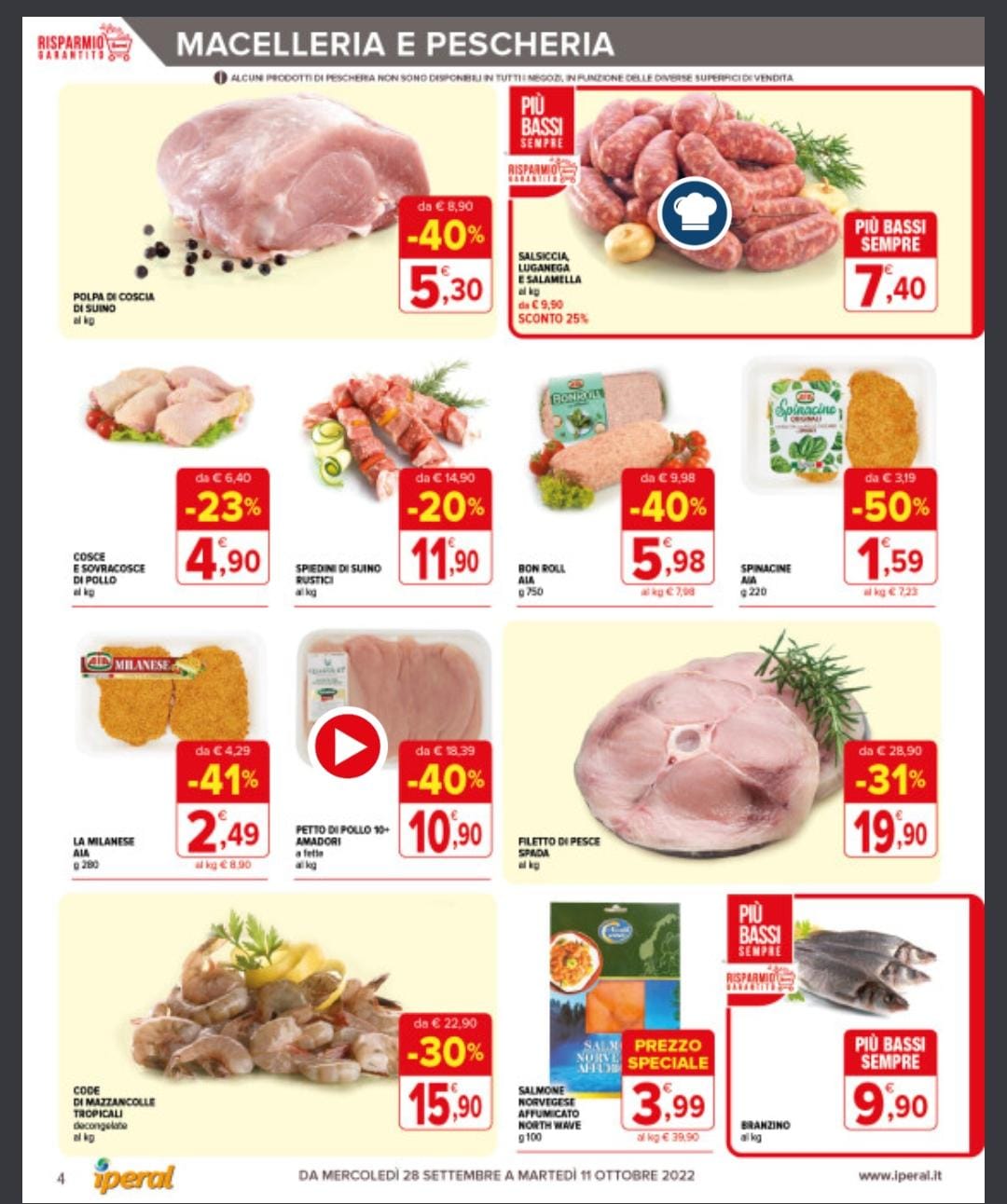 offerte carne Iperal