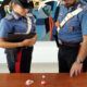 Carabinieri con la droga sequestrata ad Aprilia