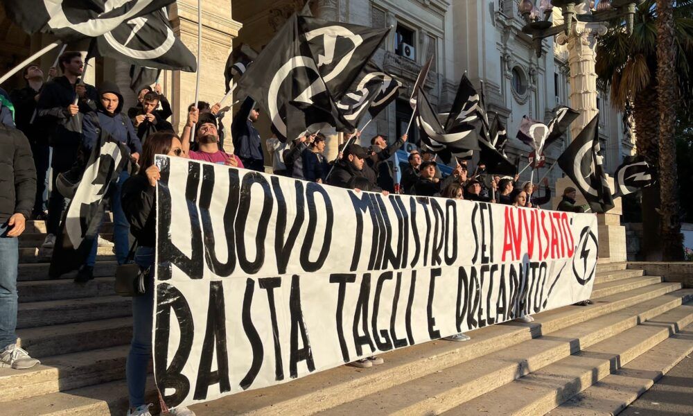 Manifestazione oggi blocco studentesco roma