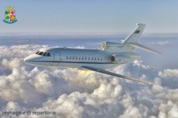 Falcon 900 dell'aeronautica militare decollato da Ciampino