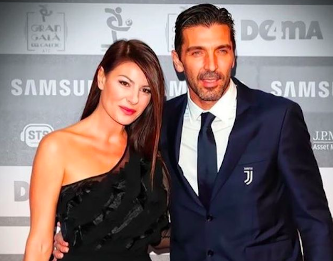 Gianluigi Buffon e Ilaria D'Amico