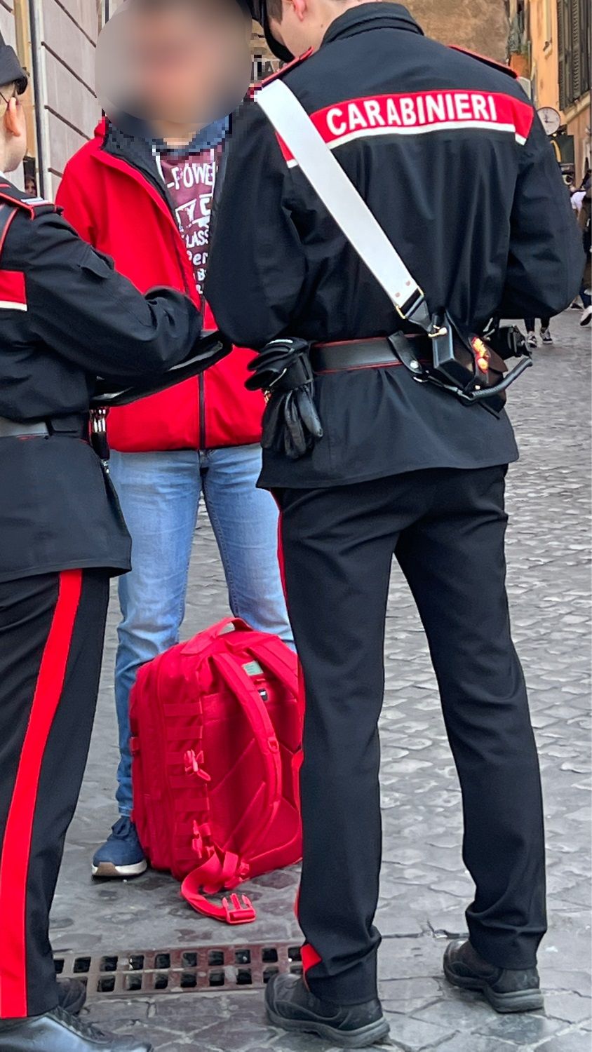 fermato ladro dai carabinieri