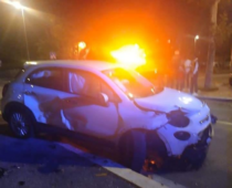 auto distrutta a seguito di un incidente