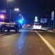 Polizia interviene per l'incidente sulla tangenziale di ieri sera 26 ottobre