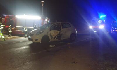 Auto incidentata a Velletri per il sinistro in via appia di martedì sera
