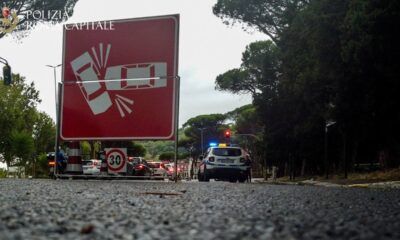 Incidente Polizia Locale Viale Regina Margherita ieri a Roma