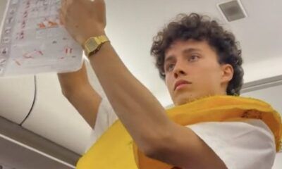 Marco Spataro, lo steward di Guidonia che sembra un modello: le sue immagini sono diventati virali