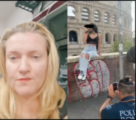 agente della polizia locale scatta una foto a una turista al Colosseo e scoppia la polemica