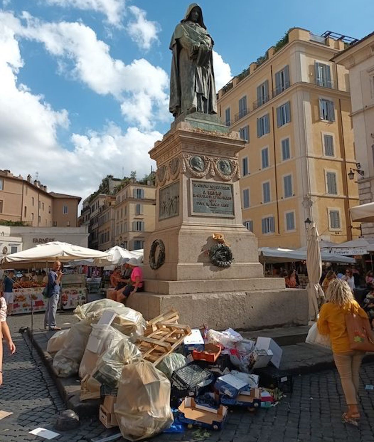Statua Giordano Bruno