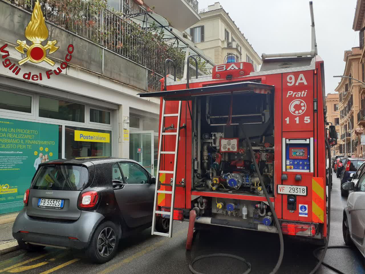 Incendio Poste Parioli