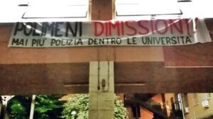 occupazione della facoltà di scienze politiche a la sapienza