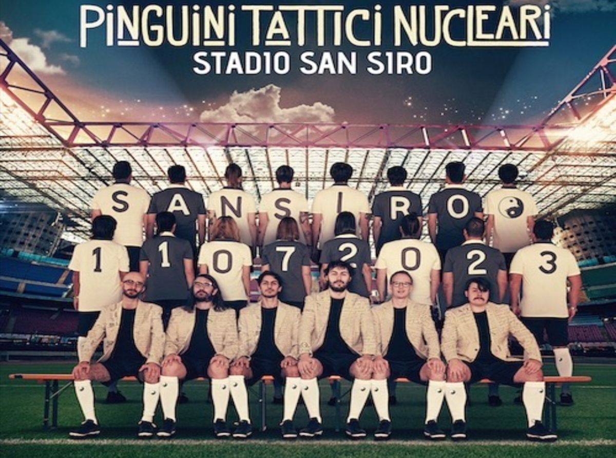 Pinguini tattici nucleari copertina concerto San Siro